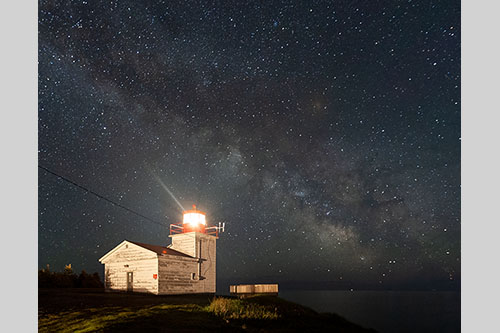 A link to the product page for the photographic print titled Milky Way